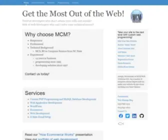 MCmwebsite.com(Web Development) Screenshot