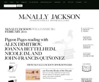 Mcnallyjackson.com(Mcnally jackson) Screenshot