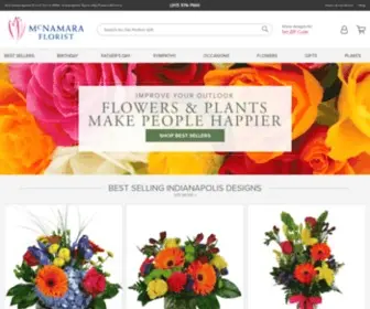Mcnamaraflorist.com(Same-Day Indianapolis Flower Delivery) Screenshot
