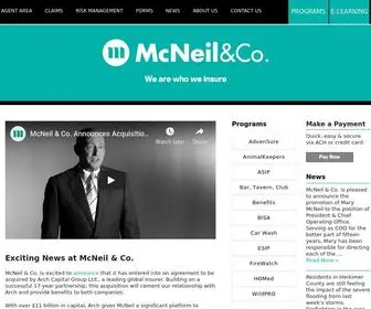 Mcneilandcompany.com(McNeil & Co Inc) Screenshot