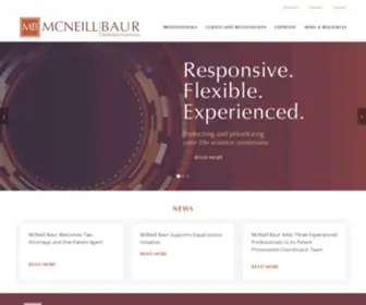 Mcneillbaur.com(McNeill Baur PLLC) Screenshot