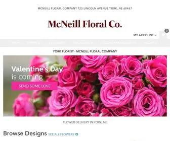 Mcneillfloralcompany.com(Flower Delivery by Mcneill Floral Company) Screenshot