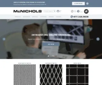 Mcnichols.com(McNICHOLS®) Screenshot