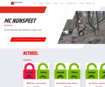 Mcnunspeet.nl(MC Nunspeet) Screenshot