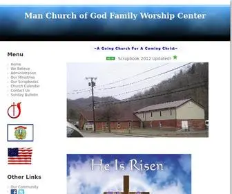 Mcogfwc.org(Man Church of God Family worship Center) Screenshot