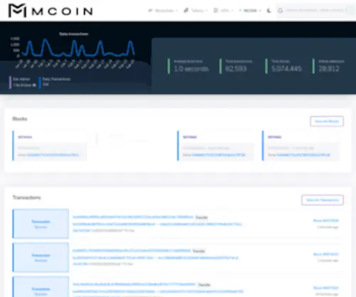 Mcoinscan.com(Mcoinscan) Screenshot