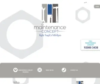 Mconceptsa.com(Maintenance Concepts) Screenshot