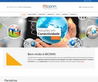 Mconn.com.br(Soluções em conectividade) Screenshot