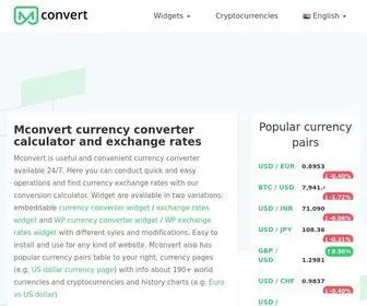Mconvert.net(Currency converter) Screenshot