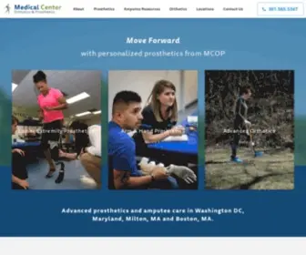 Mcopro.com(MCOP Prosthetics) Screenshot