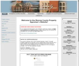 Mcpafl.org(Monroe County Property Appraiser) Screenshot