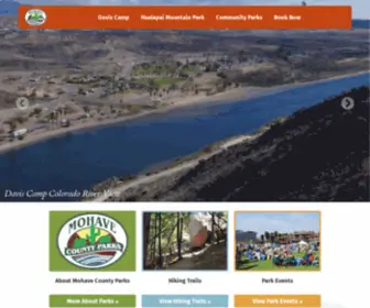 Mcparks.com(Mohave County Parks) Screenshot