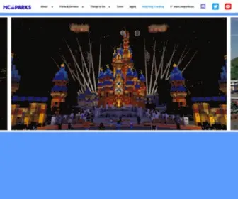 Mcparks.us(Mcparks creates 1:1 theme park experiences in minecraft. ip) Screenshot