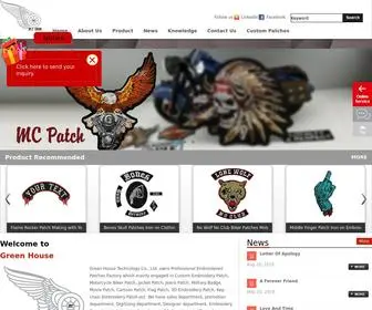 Mcpatch.com(Customized Embroidered Patches) Screenshot