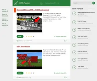 Mcpe-Play.com(Download minecraft pe) Screenshot