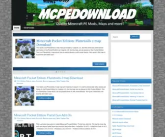 Mcpedownload.com(Minecraft Pocket Edition Mods) Screenshot