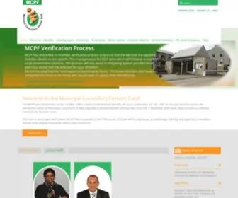 MCPF.co.za(Municipal Councillors Pension Fund) Screenshot