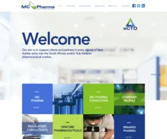 MCpharma.co.za(Applicant) Screenshot