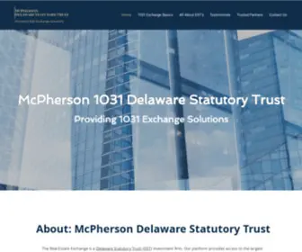 MCpherson1031DST.com(McPherson DST Investments) Screenshot