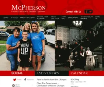 MCpherson.com(McPherson USD 418) Screenshot