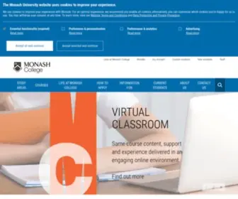 MCPL.edu.au(Monash College) Screenshot