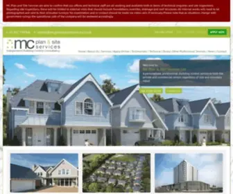 MCplanandsiteservices.co.uk(MC Plan & Site Services Ltd) Screenshot