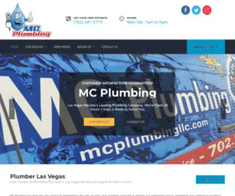 MCplumbingllc.com(Plumber Las Vegas) Screenshot