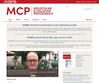 Mcponline.org(Molecular & Cellular Proteomics) Screenshot