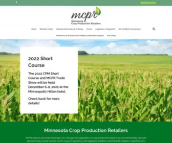 MCPR-CCA.org(Minnesota Crop Production Retailers) Screenshot
