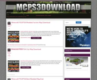 MCPS3Download.com(Minecraft PS3 PS4) Screenshot