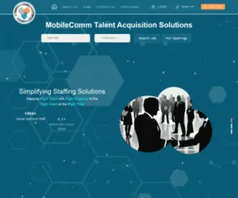 MCPstalents.com(MobileComm Talent Acquisition Solutions) Screenshot