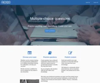 MCQS.com(Multiple choice questions) Screenshot