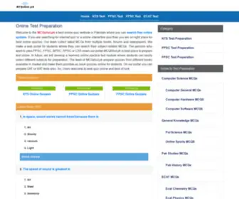 MCQshut.pk(Online MCQs Test) Screenshot