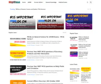 MCQswalla.com(MCQ Questions and Solutions for all Competitive Exams) Screenshot