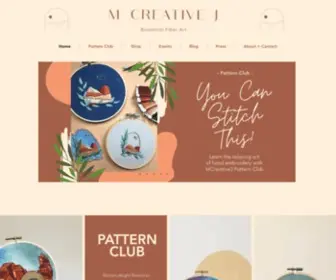 Mcreativej.com(Embroidery) Screenshot
