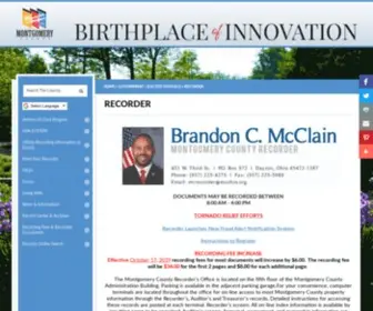 Mcrecorder.org(Montgomery County) Screenshot