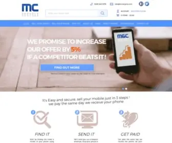 Mcrecycle.com(MC Recycle) Screenshot