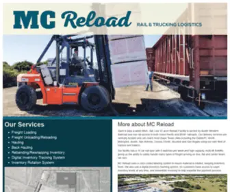 Mcreload.com(MC Reload Rail & Trucking Logistics) Screenshot