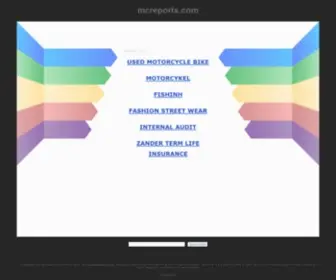 Mcreports.com(Motorcycle article reprint review service) Screenshot