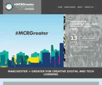 MCRgreater.co.uk(MCRGreater) Screenshot