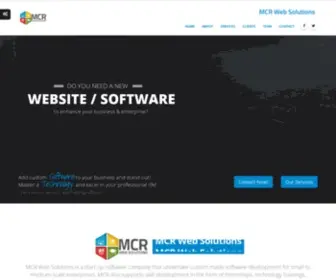 MCR.org.in(MCR WEB SOLUTIONS) Screenshot