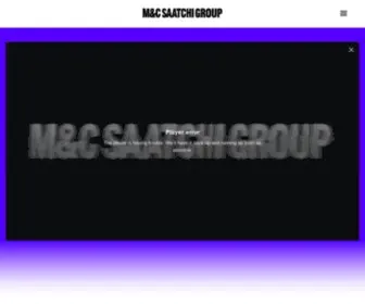 Mcsaatchi.com(M&C Saatchi Group) Screenshot