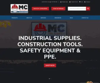 Mcsales.com(MC Tool & Safety) Screenshot