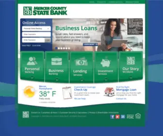 MCsbank.bank(Mercer County State Bank (Sandy Lake) Screenshot