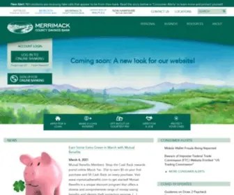 MCSBNH.com(Merrimack County Savings Bank) Screenshot
