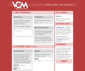 MCscott.org(Verse Card Maker) Screenshot