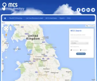 MCsdirectory.co.uk(The MCS Directory) Screenshot