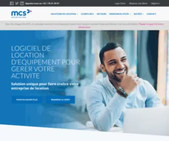 MCSfrance.fr(Logiciel De Location d'Equipement Pour Gérer Votre Activité) Screenshot