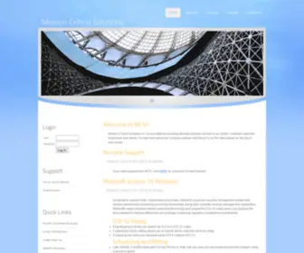 Mcsi-ONE.com(Mission Critical Solutions) Screenshot