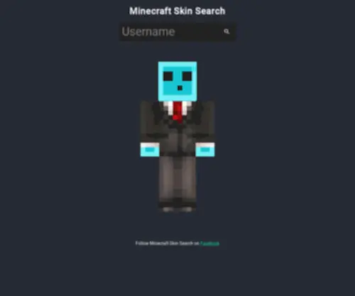 MCskinsearch.com(Minecraft Skin Search) Screenshot